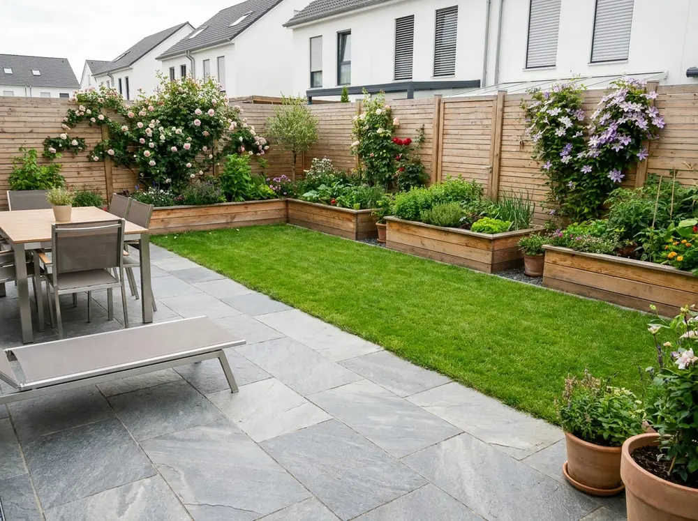 Terraced-house garden · Kassel