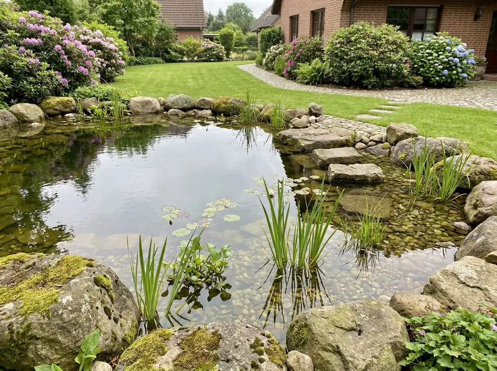 Pond installation · Fuldatal